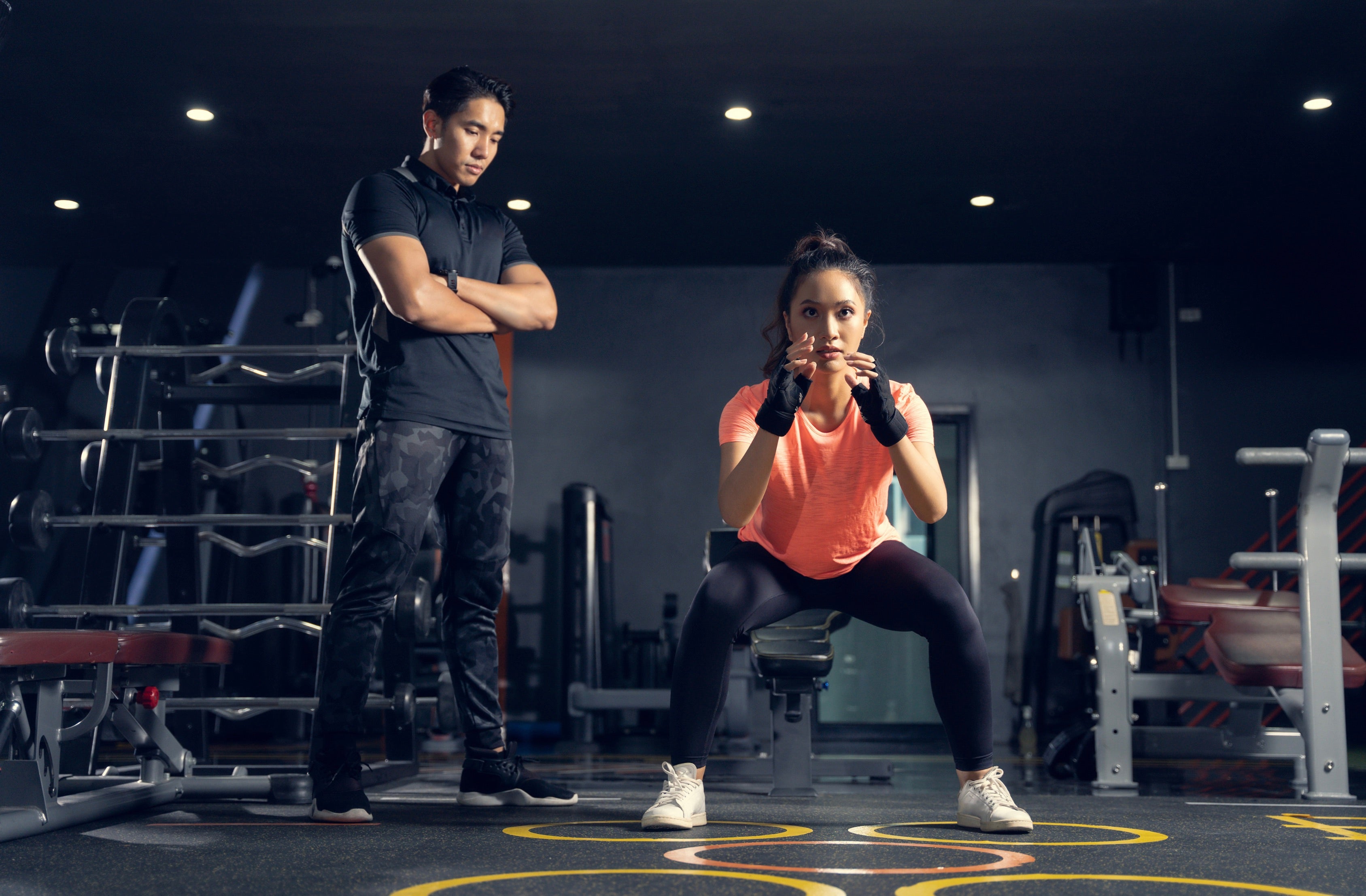 A personal trainer is providing cheap personal training